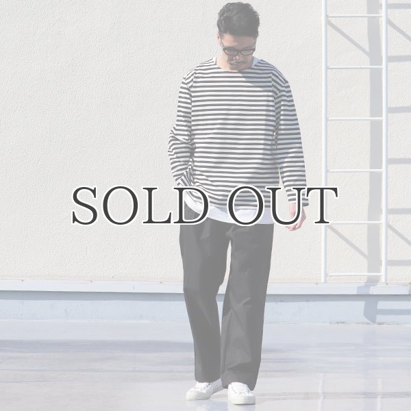 画像8: VORTEX 8オンス(MVS天竺)ロシアンボーダー ボートネック ボクシー Tee【MADE IN JAPAN】『日本製』/ Upscape Audience (8)