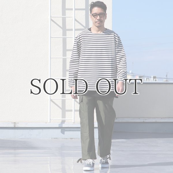 画像7: VORTEX 8オンス(MVS天竺)ロシアンボーダー ボートネック ボクシー Tee【MADE IN JAPAN】『日本製』/ Upscape Audience (7)