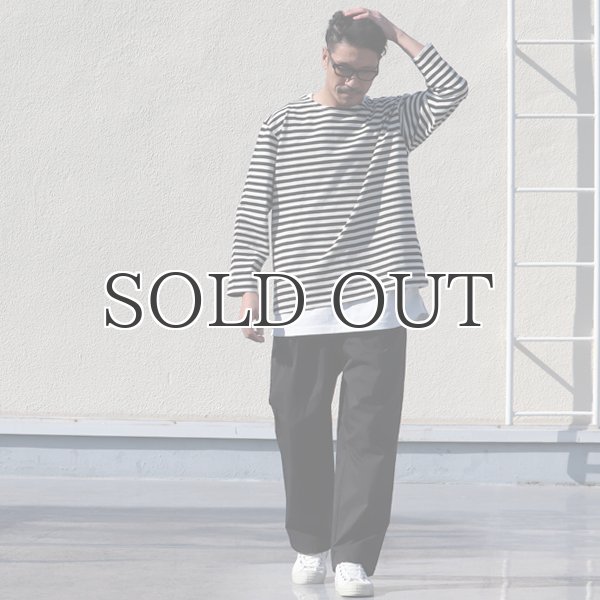 画像7: VORTEX 8オンス(MVS天竺)ロシアンボーダー ボートネック ボクシー Tee【MADE IN JAPAN】『日本製』/ Upscape Audience (7)