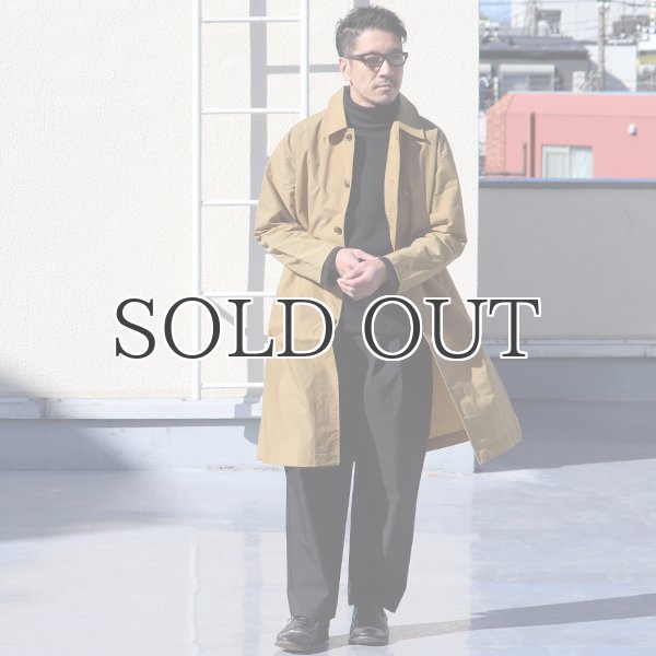 画像7: MACLOWLY(マックローリー)撥水ナイロンタフタ ステンカラーコート【MADE IN JAPAN】『日本製』【送料無料】 / Upscape Audience (7)
