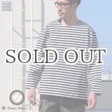 画像: VORTEX 8オンス(MVS天竺）ロシアンボーダー ボートネック ボクシー Tee【MADE IN JAPAN】『日本製』/ Upscape Audience