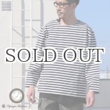 画像: VORTEX 8オンス(MVS天竺）ロシアンボーダー ボートネック ボクシー Tee【MADE IN JAPAN】『日本製』/ Upscape Audience