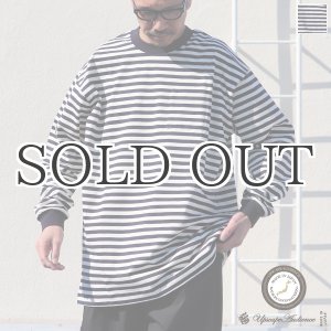 画像: VORTEX 8オンス（MVS天竺）ロシアンボーダークルーネック 長袖Tee『MADE IN JAPAN』『日本製』 / Upscape Audience