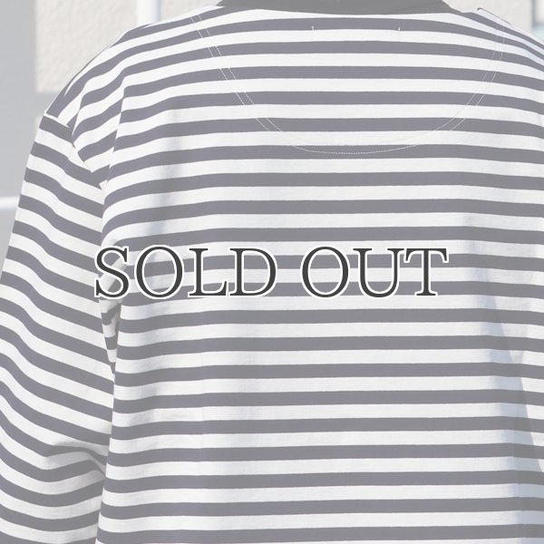 画像16: VORTEX 8オンス(MVS天竺)ロシアンボーダー ボートネック ボクシー Tee【MADE IN JAPAN】『日本製』/ Upscape Audience (16)