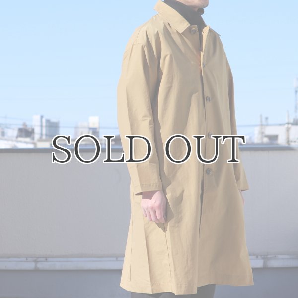 画像12: MACLOWLY(マックローリー)撥水ナイロンタフタ ステンカラーコート【MADE IN JAPAN】『日本製』【送料無料】 / Upscape Audience (12)