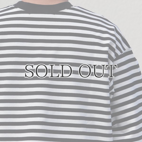 画像17: VORTEX 8オンス(MVS天竺)ロシアンボーダークルーネック 長袖Tee『MADE IN JAPAN』『日本製』 / Upscape Audience (17)