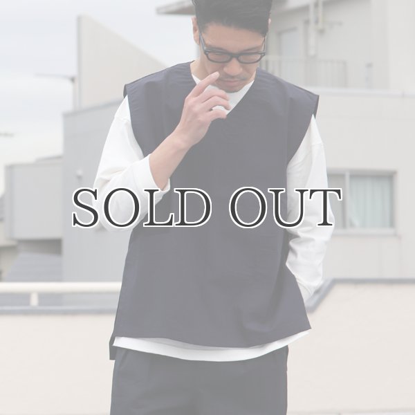 画像4: コットンリネンウェザー ラボベスト【MADE IN JAPAN】 『日本製』  / Upscape Audience (4)