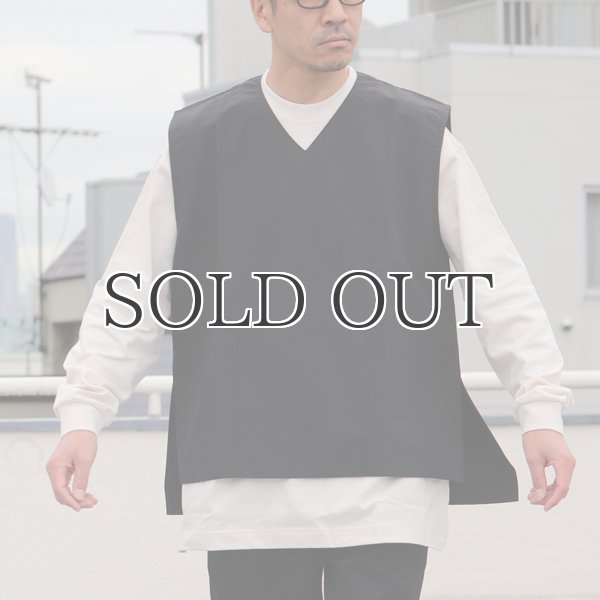 画像5: コットンリネンウェザー ラボベスト【MADE IN JAPAN】 『日本製』  / Upscape Audience (5)