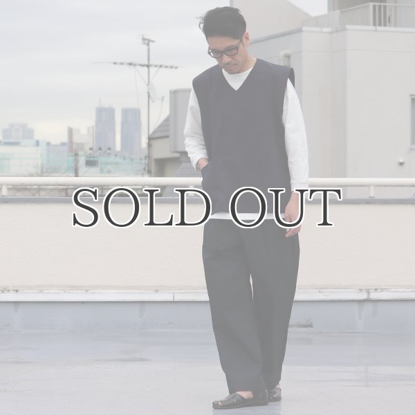 画像7: コットンリネンウェザー ラボベスト【MADE IN JAPAN】 『日本製』  / Upscape Audience (7)