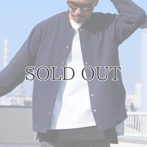 画像3: Basque 10オンス(バスク天竺)スナップブルゾン【MADE IN JAPAN】『日本製』【送料無料】 / Upscape Audience (3)