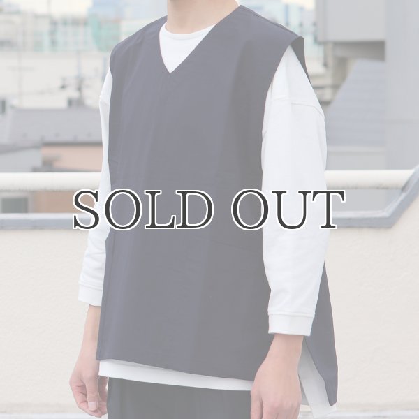 画像11: コットンリネンウェザー ラボベスト【MADE IN JAPAN】 『日本製』  / Upscape Audience (11)