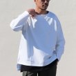 画像3: Basque10オンス（バスク天竺）フレンチボーダー ボートネック BOX Tee【MADE IN JAPAN】『日本製』/ Upscape Audience (3)