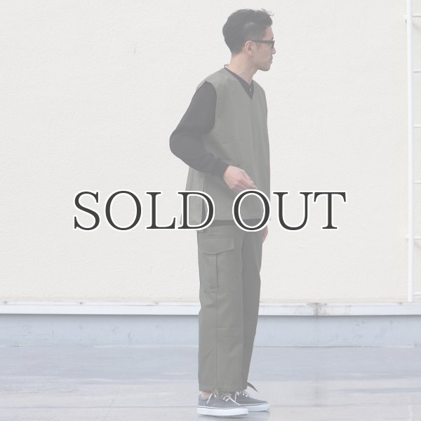 画像8: コットンリネンウェザー ラボベスト【MADE IN JAPAN】 『日本製』  / Upscape Audience (8)