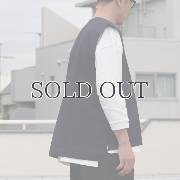 画像6: コットンリネンウェザー ラボベスト【MADE IN JAPAN】 『日本製』  / Upscape Audience (6)