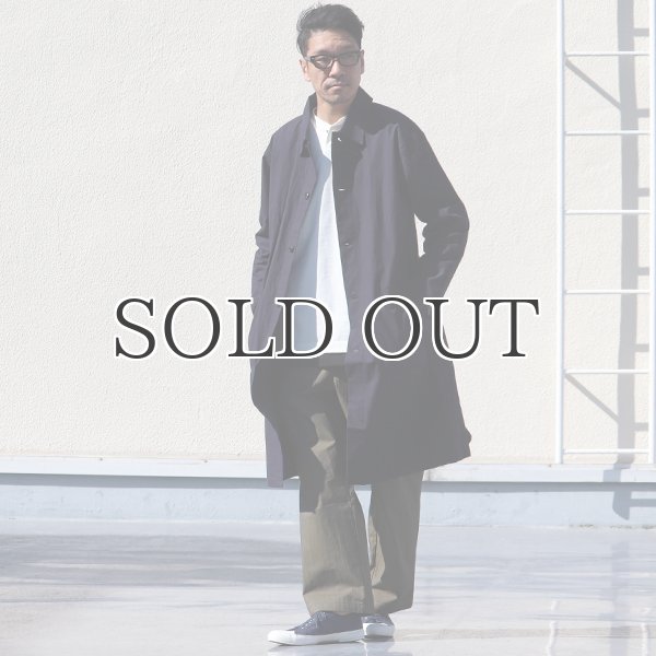 画像4: 馬布ヴィンテージフィニッシュ ルーズFIT ステンカラーコート【MADE IN JAPAN】『日本製』【送料無料】 / Upscape Audience (4)