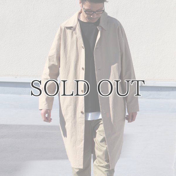 画像5: 馬布ヴィンテージフィニッシュ ルーズFIT ステンカラーコート【MADE IN JAPAN】『日本製』【送料無料】 / Upscape Audience (5)