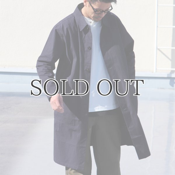 画像4: 馬布ヴィンテージフィニッシュ ルーズFIT ステンカラーコート【MADE IN JAPAN】『日本製』【送料無料】 / Upscape Audience (4)