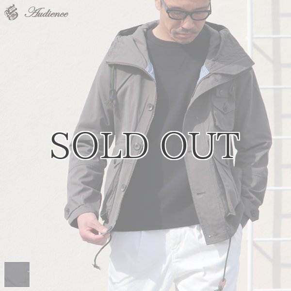 画像1: 【RE PRICE/価格改定】高密度C/Nクロスフィッシングパーカー  / Audience (1)