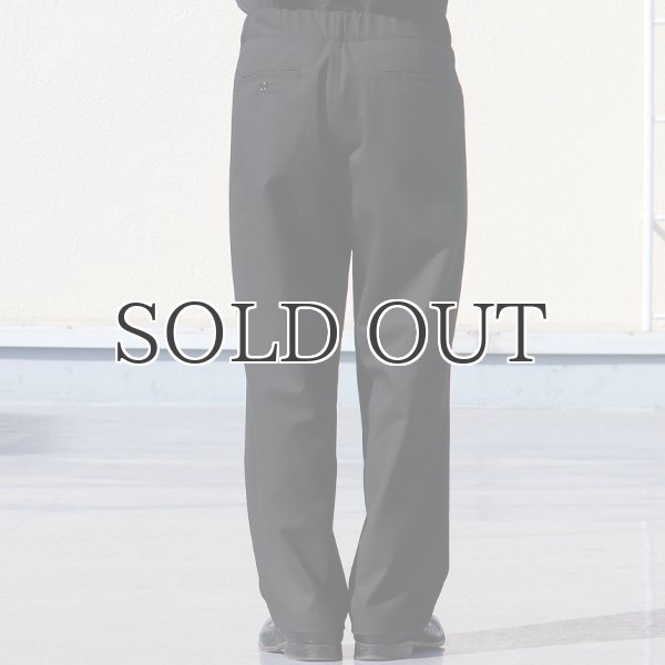 画像17: ギャバジンストレッチ 2タック イージーワイドパンツ【MADE IN JAPAN】『日本製』/ Upscape Audience (17)