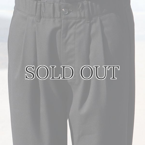 画像18: ギャバジンストレッチ 2タック イージーワイドパンツ【MADE IN JAPAN】『日本製』/ Upscape Audience (18)