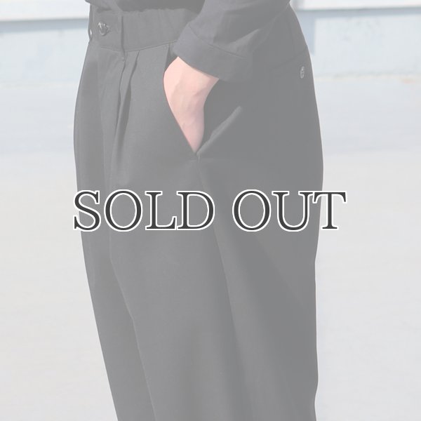 画像20: ギャバジンストレッチ 2タック イージーワイドパンツ【MADE IN JAPAN】『日本製』/ Upscape Audience (20)