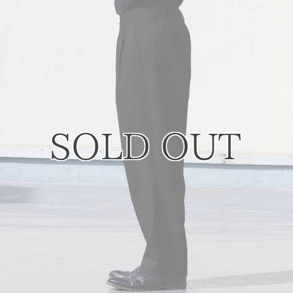 画像16: ギャバジンストレッチ 2タック イージーワイドパンツ【MADE IN JAPAN】『日本製』/ Upscape Audience (16)