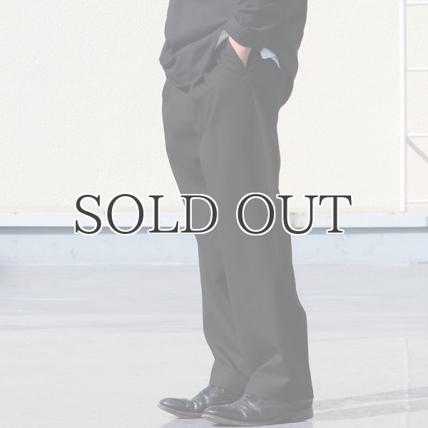 画像13: ギャバジンストレッチ 2タック イージーワイドパンツ【MADE IN JAPAN】『日本製』/ Upscape Audience (13)