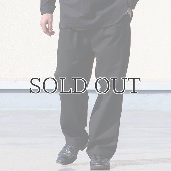 画像12: ギャバジンストレッチ 2タック イージーワイドパンツ【MADE IN JAPAN】『日本製』/ Upscape Audience (12)