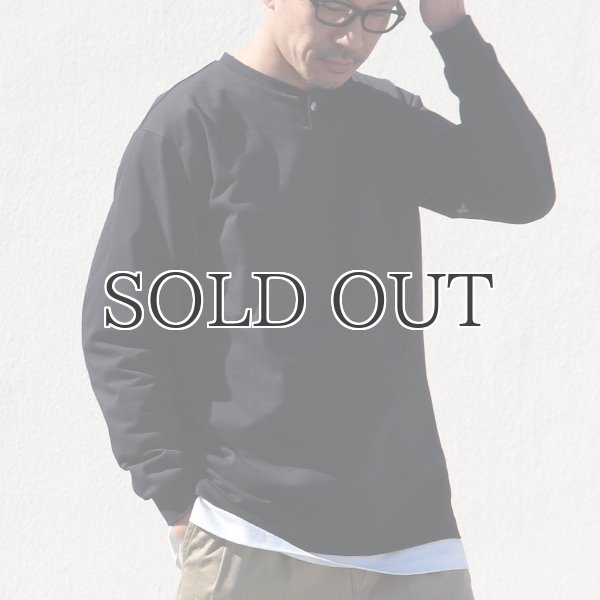 画像6: VORTEX 8オンス（MVS天竺）コンチョボタンヘンリー 長袖Tee【MADE IN JAPAN】『日本製』/ Upscape Audience (6)