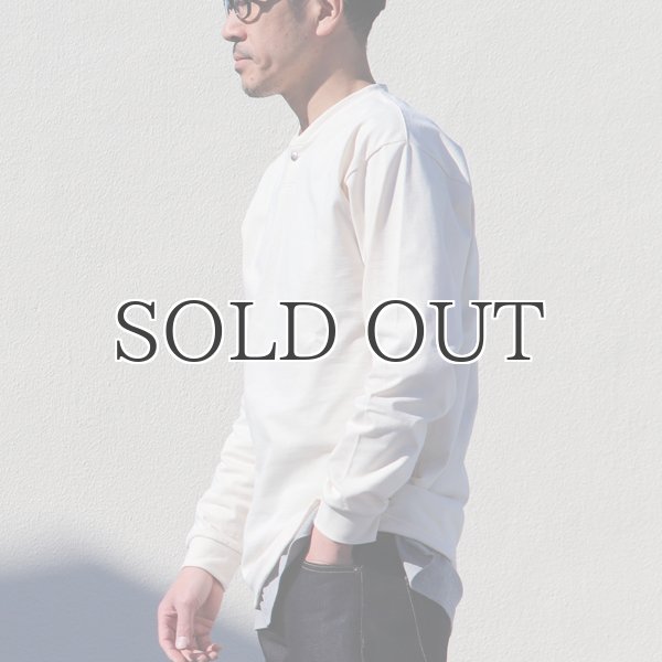 画像4: VORTEX 8オンス（MVS天竺）コンチョボタンヘンリー 長袖Tee【MADE IN JAPAN】『日本製』/ Upscape Audience (4)