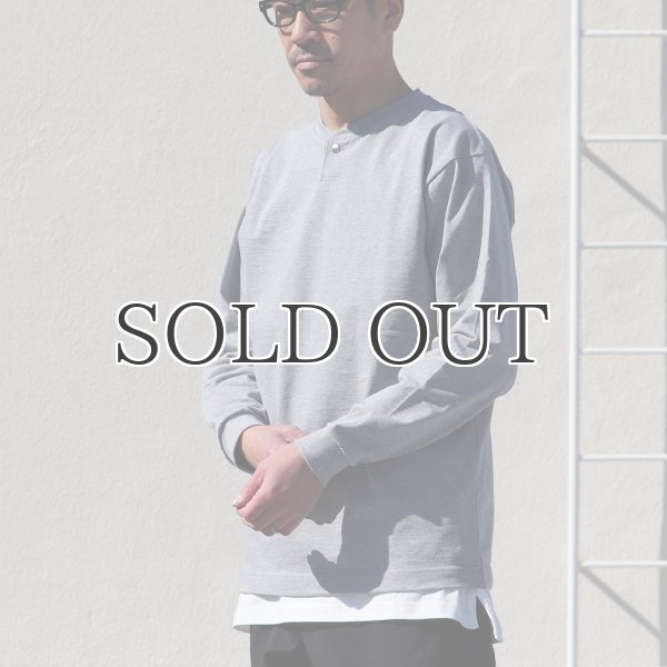 画像4: VORTEX 8オンス(MVS天竺)コンチョボタンヘンリー 長袖Tee【MADE IN JAPAN】『日本製』/ Upscape Audience (4)