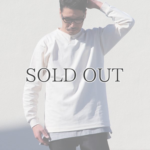 画像3: VORTEX 8オンス（MVS天竺）コンチョボタンヘンリー 長袖Tee【MADE IN JAPAN】『日本製』/ Upscape Audience (3)