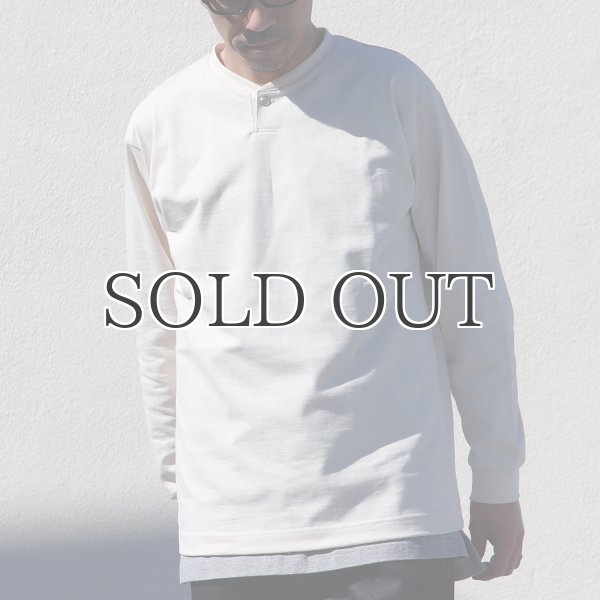 画像6: VORTEX 8オンス（MVS天竺）コンチョボタンヘンリー 長袖Tee【MADE IN JAPAN】『日本製』/ Upscape Audience (6)