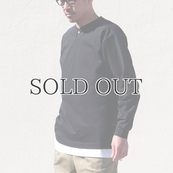 画像4: VORTEX 8オンス（MVS天竺）コンチョボタンヘンリー 長袖Tee【MADE IN JAPAN】『日本製』/ Upscape Audience (4)