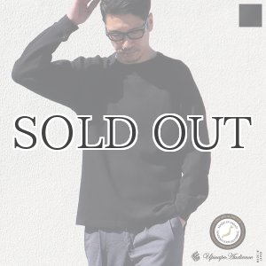 画像: 度詰ワッフル6.6オンス スプリットスリーブ　ミリタリーLS TEE【MADE IN JAPAN】『日本製』 / Upscape Audience