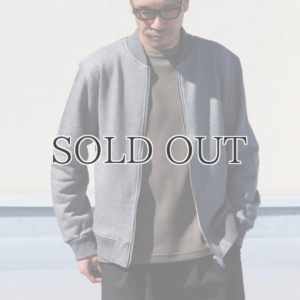 画像3: 度詰裏毛シンプルMA-1ブルゾン【MADE IN JAPAN】『日本製』/ Upscape Audience (3)