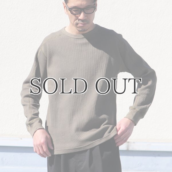 画像6: 度詰ワッフル6.6オンス スプリットスリーブ　ミリタリーLS TEE【MADE IN JAPAN】『日本製』 / Upscape Audience (6)