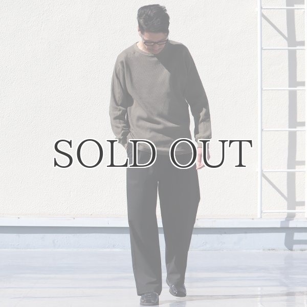 画像8: 度詰ワッフル6.6オンス スプリットスリーブ　ミリタリーLS TEE【MADE IN JAPAN】『日本製』 / Upscape Audience (8)