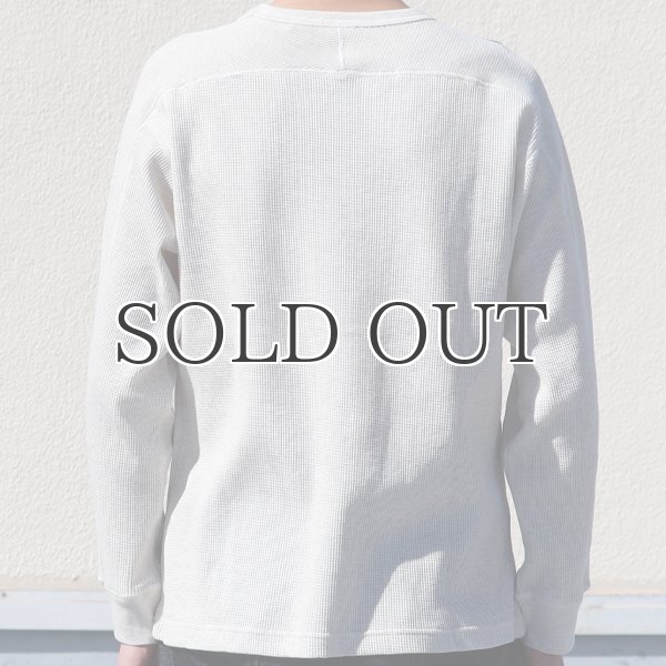 画像12: 度詰ワッフル6.6オンス スプリットスリーブ ミリタリーLS TEE【MADE IN JAPAN】『日本製』 / Upscape Audience (12)