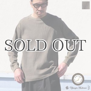 画像: 度詰ワッフル6.6オンス スプリットスリーブ　ミリタリーLS TEE【MADE IN JAPAN】『日本製』 / Upscape Audience