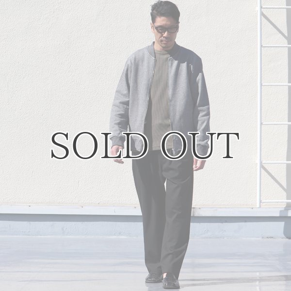 画像9: 度詰裏毛シンプルMA-1ブルゾン【MADE IN JAPAN】『日本製』/ Upscape Audience (9)