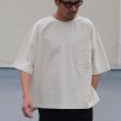 画像15: VORTEX 8オンス（MVS天竺）サイドスリット ハーフスリーブ ボクシーTee【MADE IN JAPAN】『日本製』/ Upscape Audience (15)