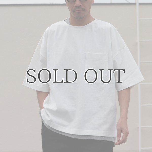 画像11: VORTEX 8オンス（MVS天竺）サイドスリット ハーフスリーブ ボクシーTee【MADE IN JAPAN】『日本製』/ Upscape Audience (11)