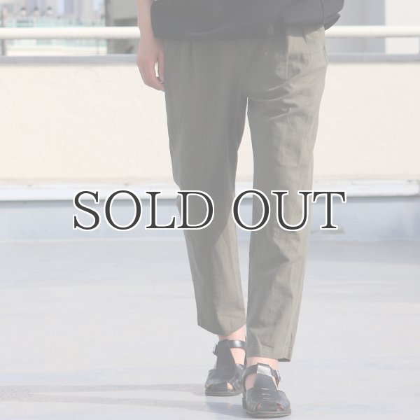 画像18: 綿麻ビンテージソフトキャンバス M52タックパンツ【MADE IN JAPAN】『日本製』 / Upscape Audience (18)