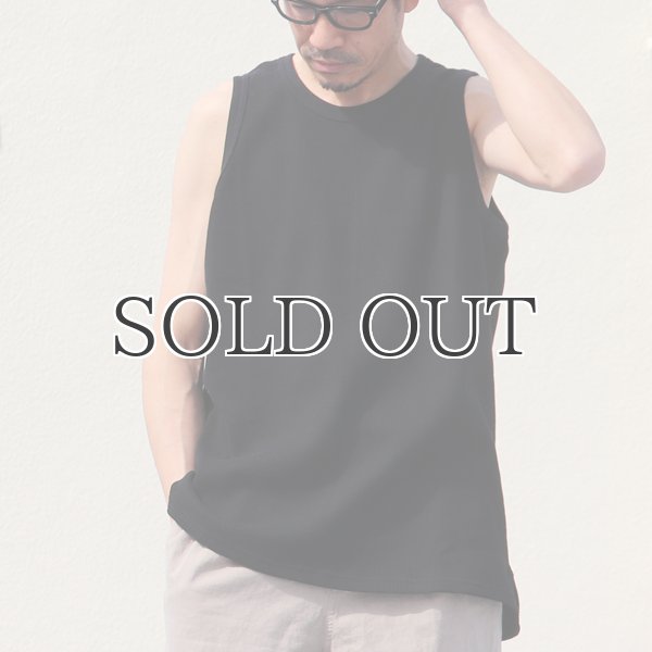 画像7: 度詰ワッフル6.6オンス  サイドスリット ロングベストタンク【MADE IN JAPAN】『日本製』/ Upscape Audience (7)