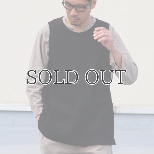 画像10: 綿麻ビンテージソフトキャンバス スリーピング キーネック プルオーバーシャツ【MADE IN JAPAN】『日本製』 / Upscape Audience (10)