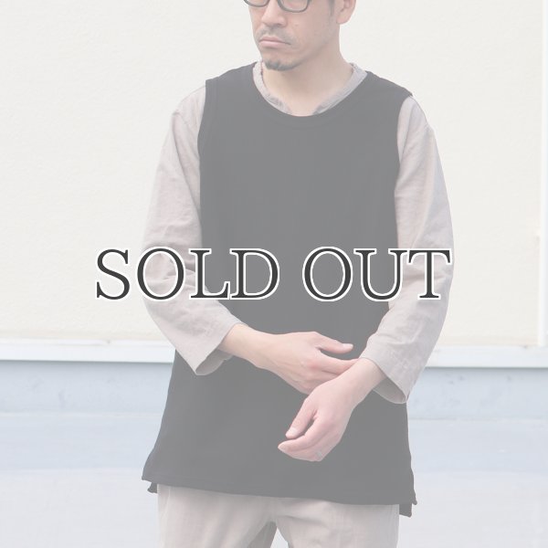 画像9: 度詰ワッフル6.6オンス  サイドスリット ロングベストタンク【MADE IN JAPAN】『日本製』/ Upscape Audience (9)