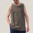 画像17: 度詰ワッフル6.6オンス  サイドスリット ロングベストタンク【MADE IN JAPAN】『日本製』/ Upscape Audience (17)