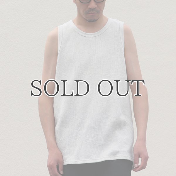 画像14: 度詰ワッフル6.6オンス  サイドスリット ロングベストタンク【MADE IN JAPAN】『日本製』/ Upscape Audience (14)