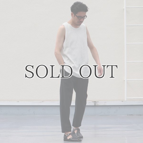 画像15: 度詰ワッフル6.6オンス  サイドスリット ロングベストタンク【MADE IN JAPAN】『日本製』/ Upscape Audience (15)